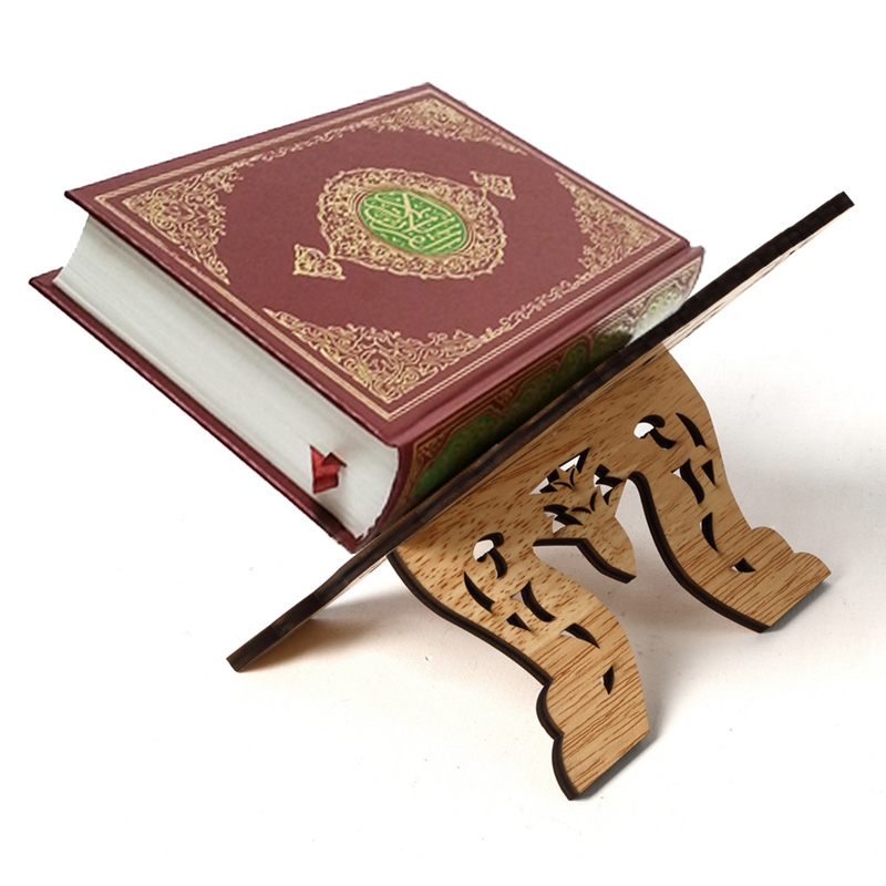 Home Quran - Soporte de madera Eid al-fitr para