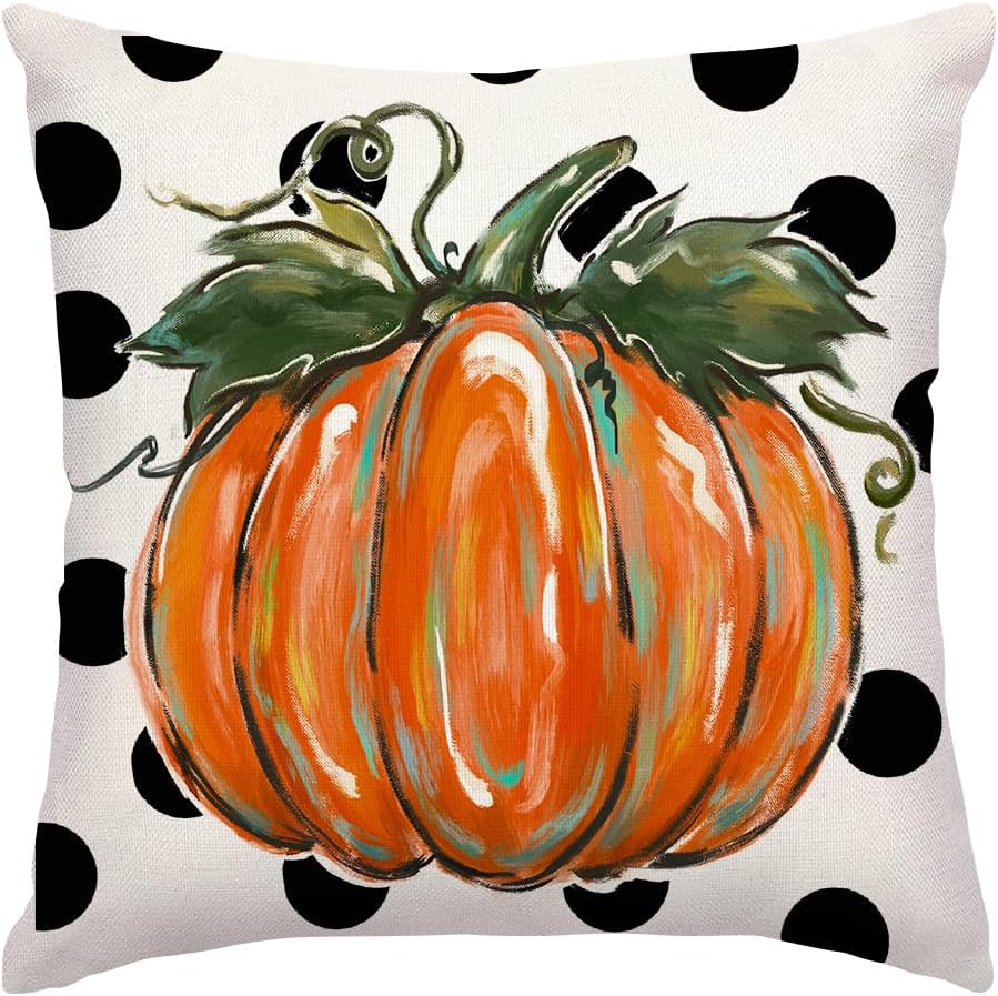 Pillow Insert 18X18 - Fundas de Almohada Otoñales 18x18 Naranja