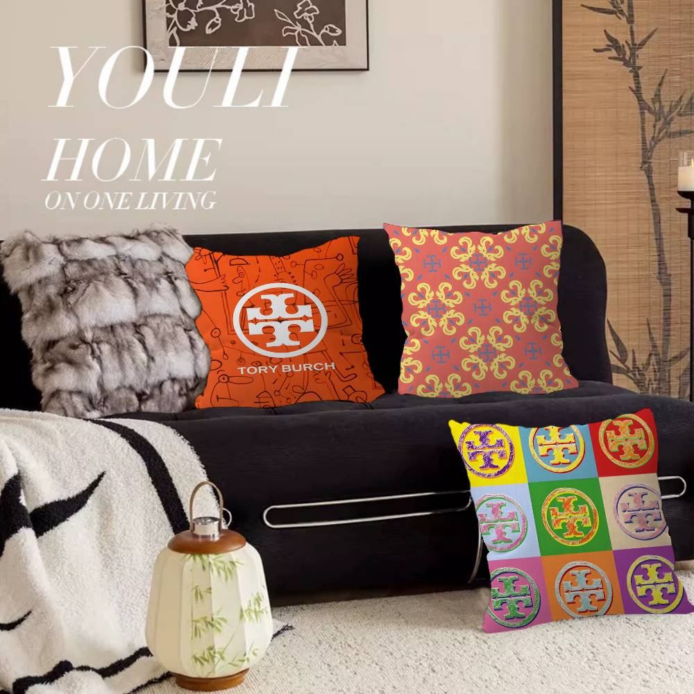 Luxury Home Textiles Usa - Funda de Cojín con Logotipo de
