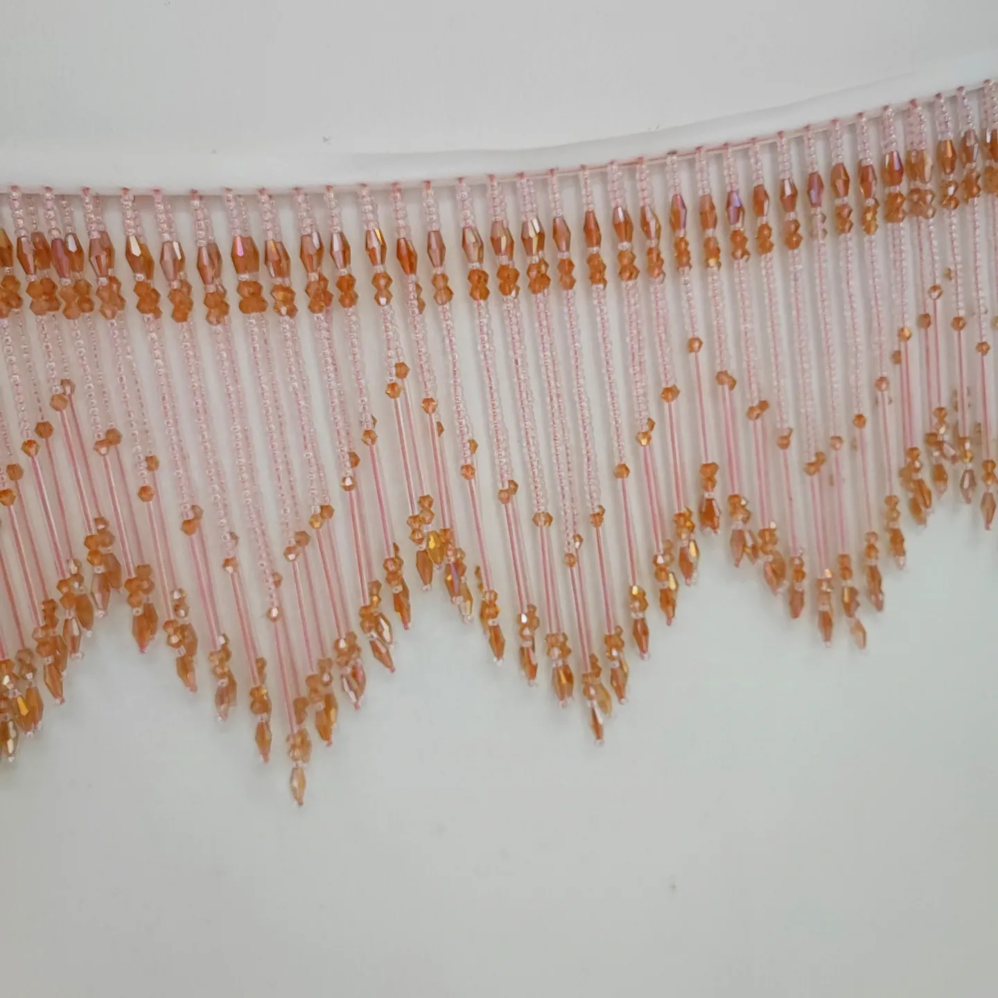 Home Textiles Luxury Curtains - Adorno de flecos con cuentas hecho