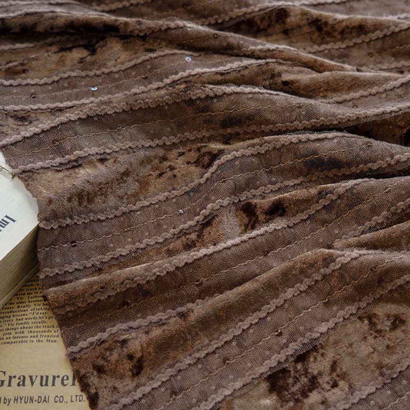 Tela de encaje de terciopelo a - Home Textiles Luxury Curtains reseña y precio