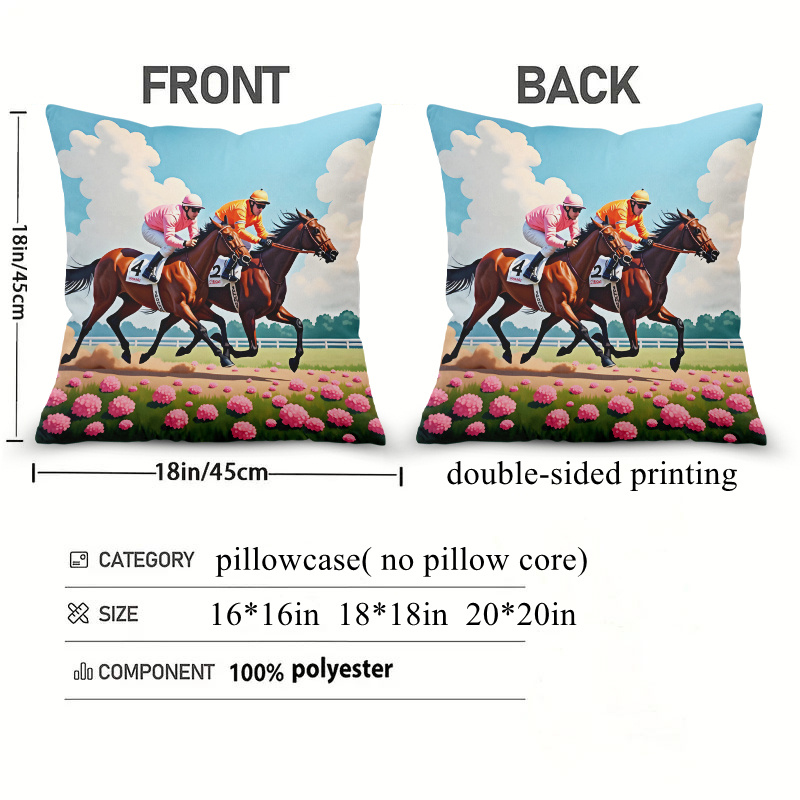 1 funda de almohada con estamp - Pillow Insert 18X18 reseña y precio