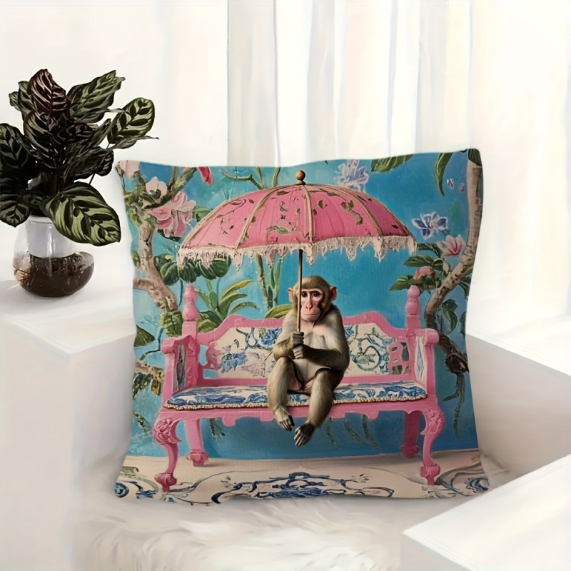 1 funda de almohada retro rosa - Pillow Insert 18X18 reseña y precio
