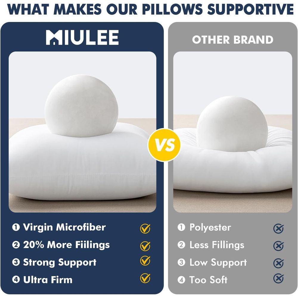 Almohadas Decorativas con Rell - Pillow Insert 18X18 reseña y precio