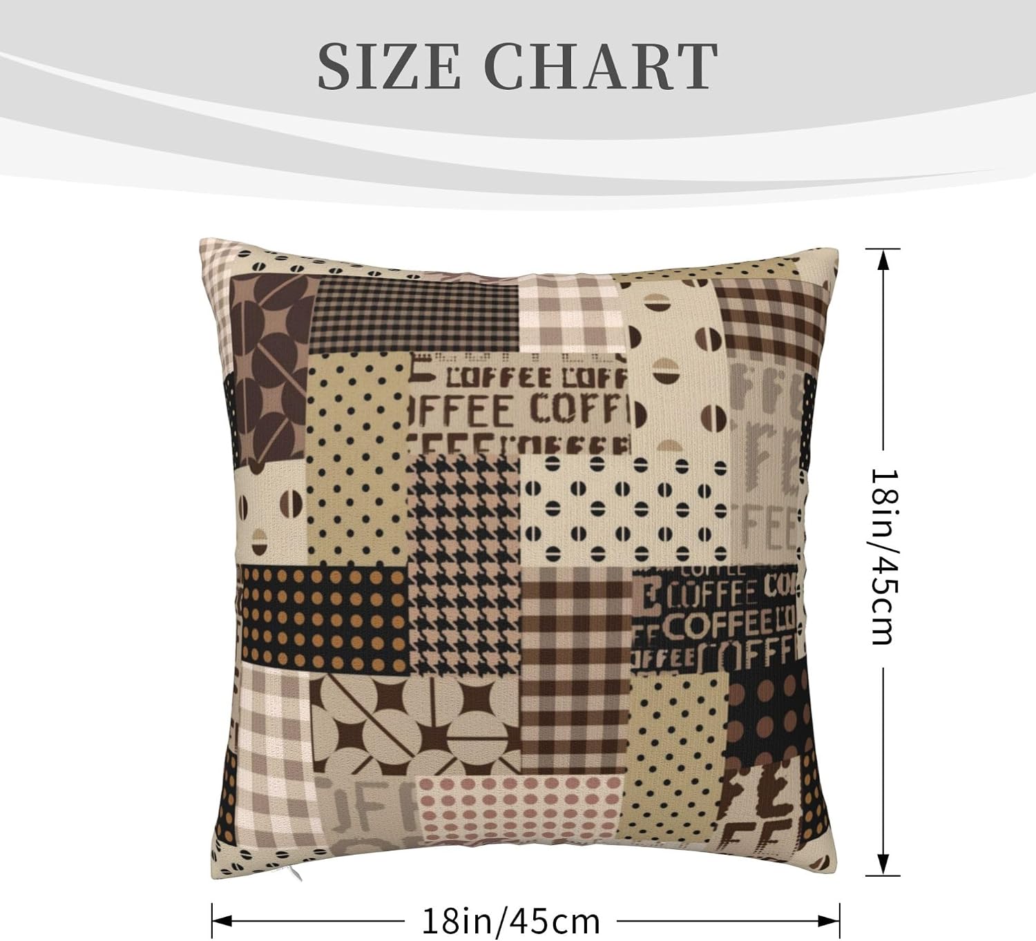 Funda de almohada Coffee Time  - Pillow Insert 18X18 reseña y precio