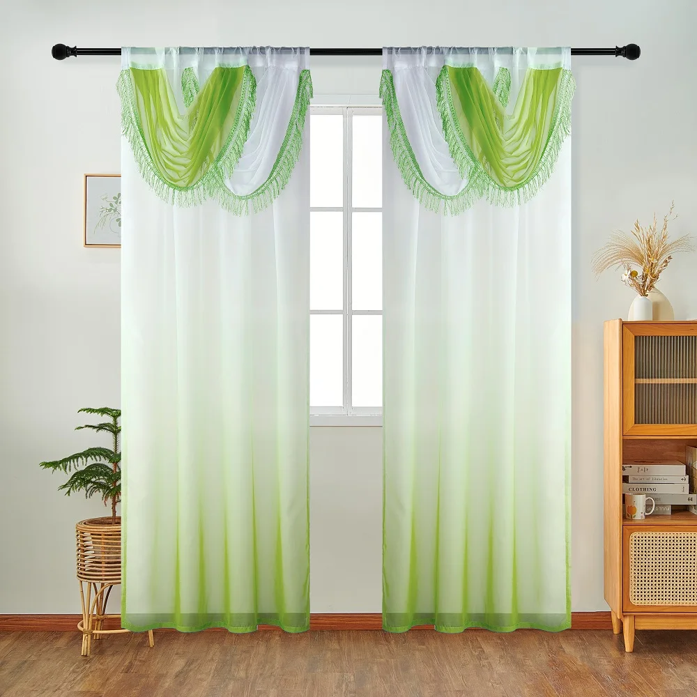 NAPEARL-cortina azul con cabez - Home Textiles Luxury Curtains reseña y precio