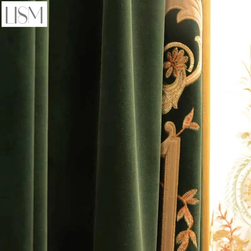 Cortinas europeas de lujo para - Home Textiles Luxury Curtains reseña y precio
