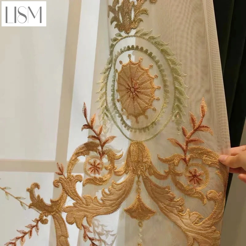 Cortinas europeas de lujo para - Home Textiles Luxury Curtains reseña y precio