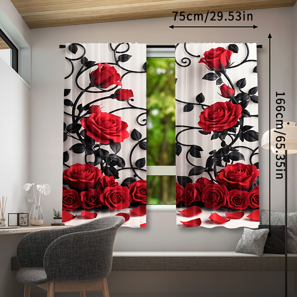 Cortinas de Lujo con Estampado - Home Textiles Luxury Curtains reseña y precio