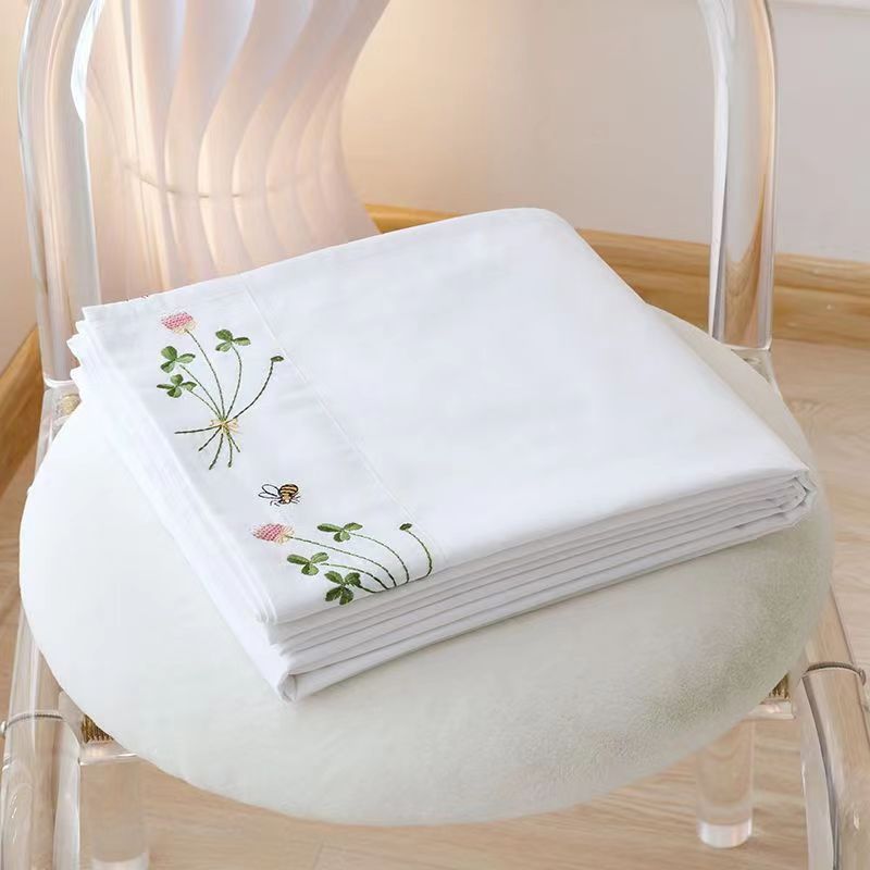 Sábana de cama blanca pura, sá - Luxury Home Textiles Usa reseña y precio