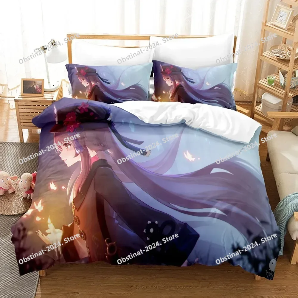 Juego de cama Hu Tao Genshin I - Home Textiles And Decor reseña y precio