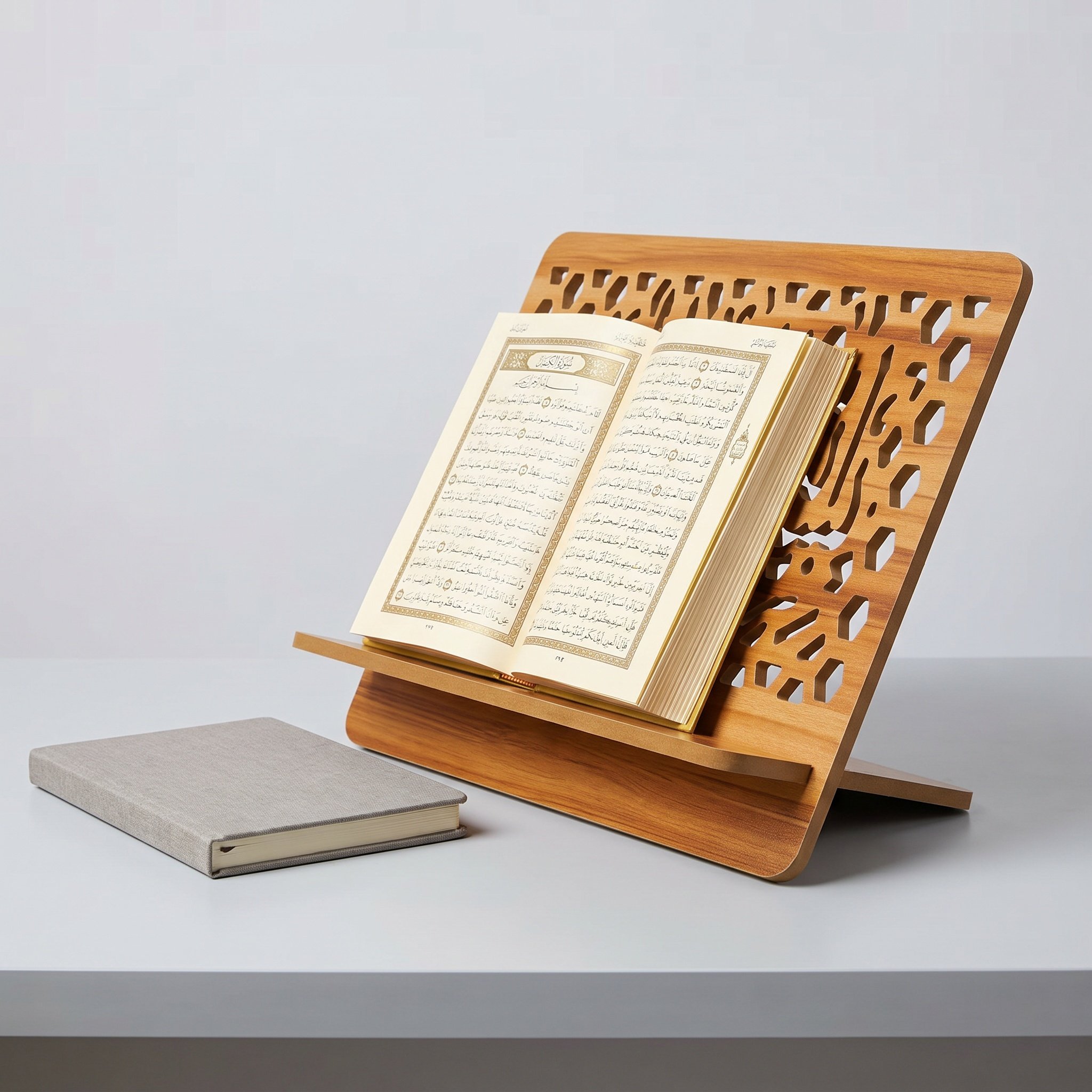 Soporte de Madera Tallado para - Home Quran reseña y precio