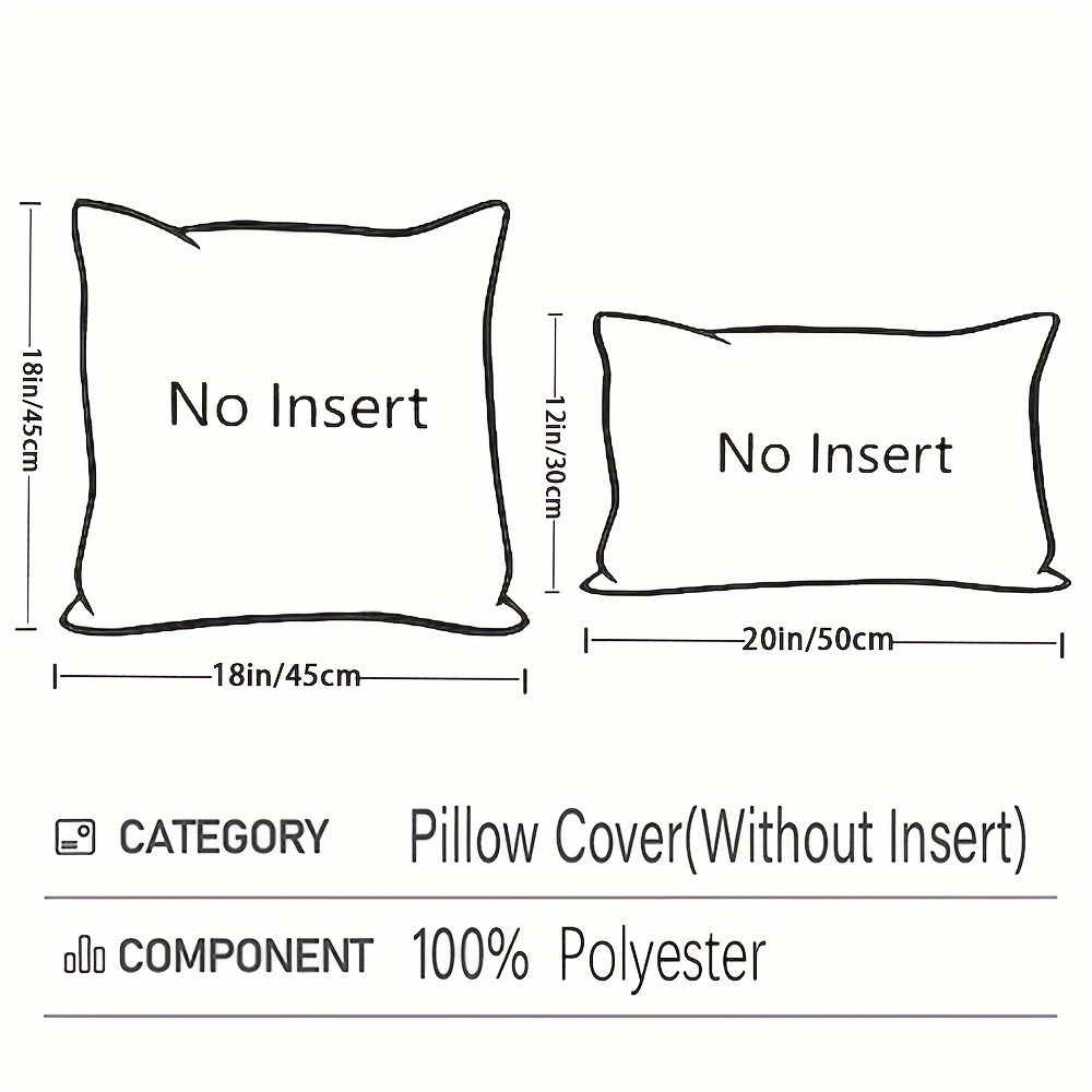 Fundas de almohada a cuadros n - Pillow Insert 18X18 reseña y precio