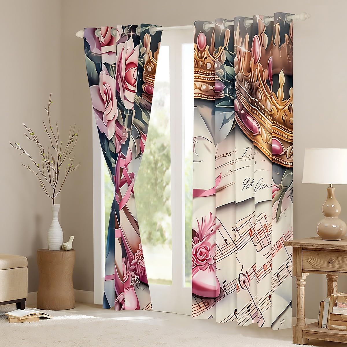 Cortina de ducha con estampado - Home Textiles Luxury Curtains reseña y precio